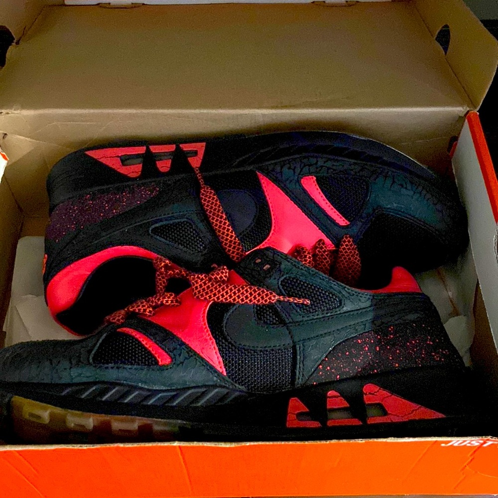 Black & Pink Nike Air Stabs. Size 12